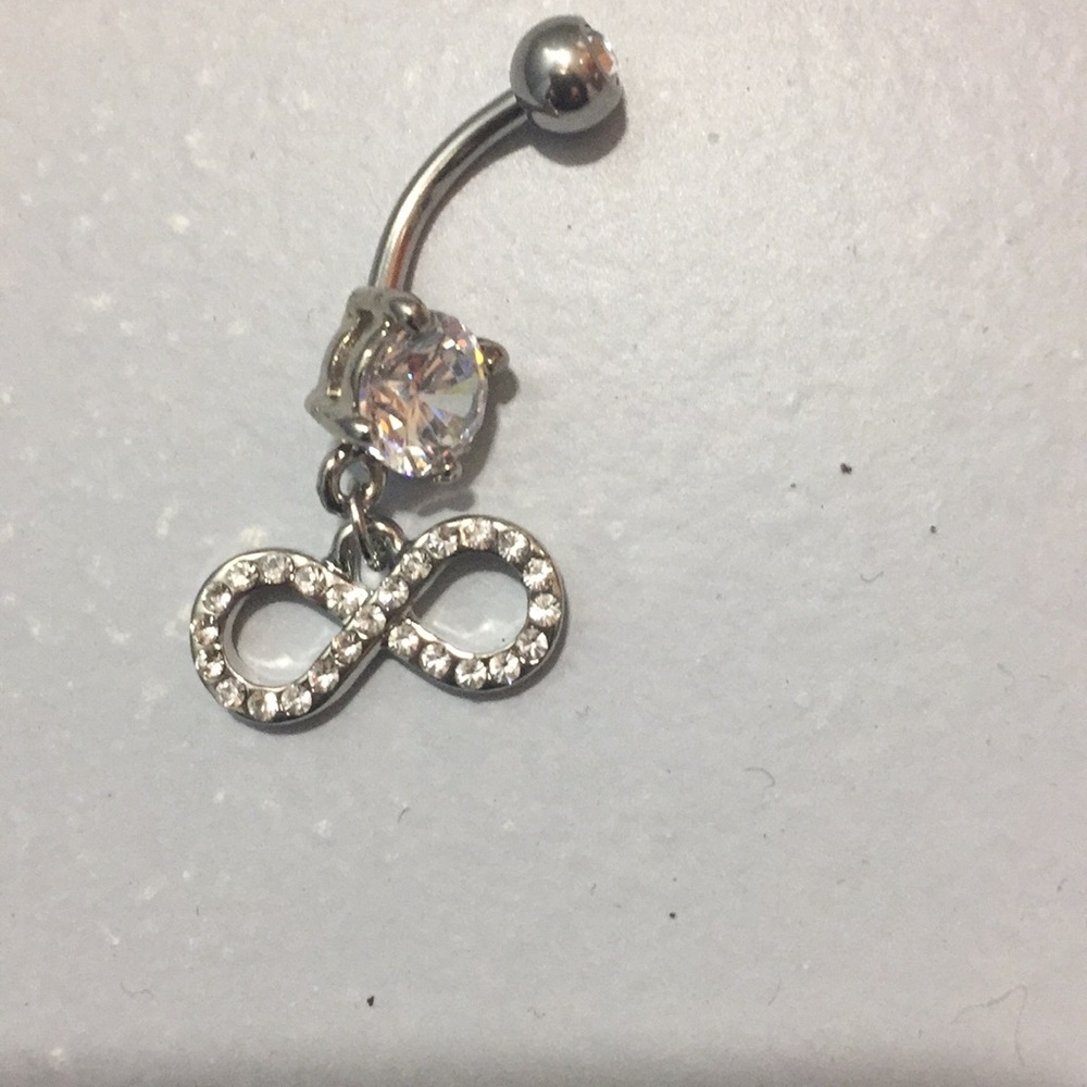 Infinity belly ring